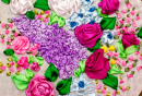 Handmade Ribbon Embroidery