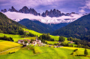 Santa Maddalena, Val di Funes Valley, Italy