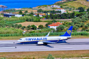 Ryanair Boeing 737-800 at Skiathos Airport, Greece