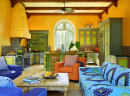 Vibrant Open-Plan Kitchen in Mediterranean Style