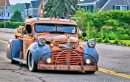 Rusty Dodge Pickup Truck, Kennebunk, ME, USA