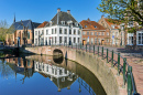 Canal in the Center of Amersfoort, Holland