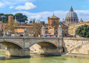 Ponte Vittorio Emanuele II Bridge, Rome, Italy