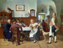 At the Tavern by Josef Kinzel