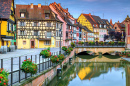 Bank of the Lauch River in Petit Venise, Colmar