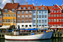 New Harbor in Copenhagen, Denmark