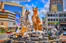Cat Monument in Kuching, Sarawak, Malaysia