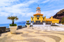 Coastal promenade and Lighthouse on Madeira Island
