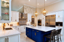Beautiful Home Kitchen with White Cabinets