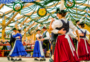 Bavarian Dancers at Oktoberfest in Munich, Germany