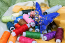 Multicolored Threads for Needlework