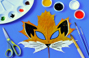 Maple Leaf Fox Mask for Fall Carnival