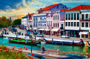 Canal in Aveiro, Portugal