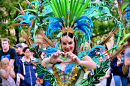 Participants in the Bath Carnival, UK