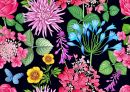 Vintage Floral Seamless Pattern