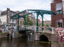 Historic Drawbridge in Leiden, Holland