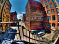 Street in Boston Waterfront